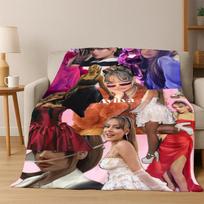 3D Ayliva Lieb Pop Singer  Flannel Blanket Soft Warm Blanket Throw Blanket for Bedroom Living Room Bed Travel Picnic Gift kids 75x90cm