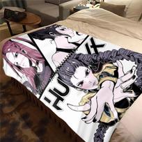 KPop Demon Hunters Cute Soft Flannel Blanket, Print for Bedrooms Sofas Beds, Suitable for Travel -HYQ14 75x90cm