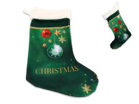 Skarpeta Świąteczna Na Prezenty Merry Christmas Zielona Carmani