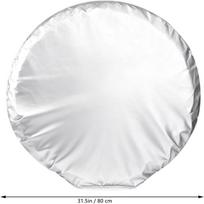 Car Tire Covers  Set Sun Protection Aging Dog Urine SUV RV Tire Protection Cover Automotive Replacement Accessories (Silver,Single pack) sidabras