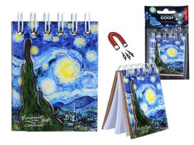 Notes Magnetyczny Na Lodówkę Carmani Van Gogh Gwiaździsta Noc Notatnik