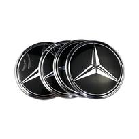 75mm for Mercedes Benz Car Wheel Hub Rim Center Sticker W203 W204 W205 W209 W210 W211 W212 W176 W166 W163 W221 Auto Decoration