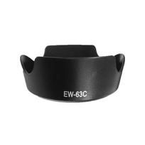 EW-63C 58mm Lens Hood ABS Black Anti-Glare Cover Protective Shield for Canon EF-S 18-55mm f/3.5-5.6 IS STM Camera Accessories