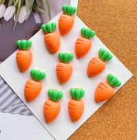 10pcs Cute Carrot Cartoon Push Pin Creative Cork Message Board Felt Cloth Nail Photo Wall Decoration China Mainland