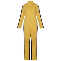 Kill Bill The Bride Beatrix Kiddo Cosplay Costume Yellow Kung Fu Jumpsuit Women Tracksuit Halloween Carnival Mardi Gras Costumes S