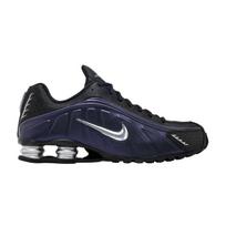 Nike Shox R4 Black Metallic Silver Purple Dynasty 41