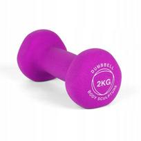 Hantel Hantelka Z Pvc Do Ćwiczeń Fitness 2 Kg