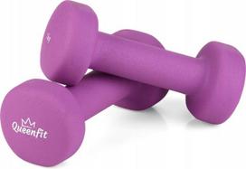 Hantelki Hantle Sztangielki Do Ćwiczeń Neopren 2X1Kg Queenfit