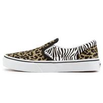 Vans Classic Slip-On Vaikams Gyvūnų Mišinys Vaikų Sportbačiai Ruda Leopardas Zebras VN0A4UH82JK 34.5