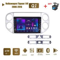 icreative Skirta Volkswagen Tiguan 1 NF 2006-2016 su mygtuko rankenėle Android automobilio radijo multimedijos grotuvas Navigacija stereo GPS 2 Din Carplay 2+32GB 1+16GB