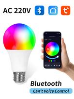 Tuya Bluetooth Smart Bulb E27 RGB Led lemputės Smart Lamp110V 220V lemputės Alexa Led lempa, skirta Google Assistant Smart Life 1 pcs