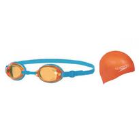 Speedo Junior Jet plaukimo rinkinys 41560818 Unisex akiniai nuo saulės Blue/00