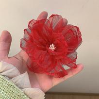 9.5CM Tinklelio Gėlės Verpalų Plaukų Segtukas Mielas Princesės Šoninis Duckbill Segtukas Saldžios Mergaitės Plaukų Segtukai Špilkos Galvos Apdangalai Plaukų Aksesuarai