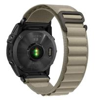 22 mm 26 mm nailono greito prigludimo dirželis, skirtas Garmin Fenix ​​7X 8 7 Pro Fenix ​​6X 6 5X 5Plus Tactix 7 Forerunner 965 955 Enduro 3 2 kilpos dirželis 22mm chaki