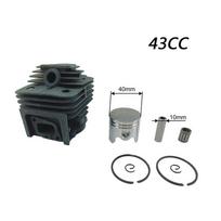 40 mm cilindro ir stūmoklio komplektas 40-5 varikliui Cilindro ir stūmoklio keitimas CG430 43cc