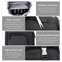 Cwatcun M8 Photography Camera Bag Camera Backpack Waterproof Compatible with Canon Nikon Sony Digital SLR Camera Body juoda