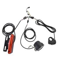 LED Light Set eBike Modification Switching Key Electric Bicycles Accessories Front Light Taillight with Brake Light 1