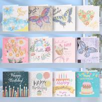 12pcs Diamond Painting Christmas Postcards Christmas Embroidery Kit 5D DIY Partial Drill Card Art Craft for Birthday Festival Poland