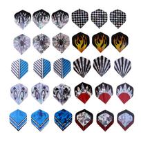 Premium Quality 30-Pack Stylish Darts Flights with Unique Spiderweb Design