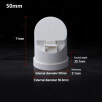 50-160mm Drainage Pipe Floor Drains White PVC Pipe Valve Easy To Install Anti Odor Anti-rat Outdoor Balcony Bathroom Accessory