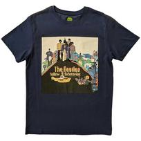 The Beatles - Geltonoji povandeninė valtis Albumo viršelis - Džinsinis mėlynas marškinėlis Unisex marškinėlis XXXL
