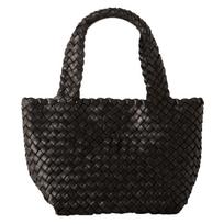 Imai Bag since Pony Mesh Genuine Leather Basket Genuine Leather Braided Tote Bag 1977 Handbag, Bag, Women's (33549BLK) juoda