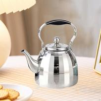 Stainless Steel Teapot Anti Scald Handle Household Fast Boiling Rust with Strainer Stovetop Tea 1.0L Silver