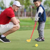 Vaikų golfo lazos Mažylių lauko žaislai Golfas Interaktyvus šeimos ryšio žaidimas kiemui sodui patalpoje lauke Ikimokyklinis sportas CN beige