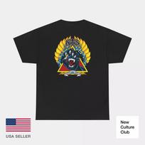 SCREAMING PANTHER Santa Monica Airlines Natas Kaupas Skateboard T Shirt Print XL