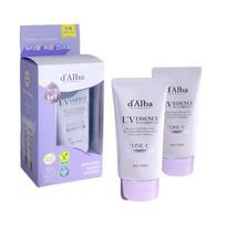d'Alba UV Essence Waterfull Tone-Up Purple Correcting Sunscreen SPF50+ PA++++ Tone-Up Sun Cream Duo Set 50ml + 50ml