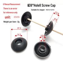38-Hole Treadmill Arc Tube Plug & Screw Cap for Exercise Bikes Plastic