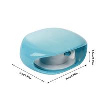 Retractable Cable Winder Small Cord Organizer Travel USB Charger Data Wire Holder for Phone Earphone Tablet Earbuds Chargers mėlyna