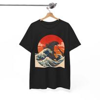 GODZILLA JAPANESE T-Shirt | Dark Anime Aesthetic Tee | Manga Style Shirt M