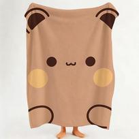 cartoon B Bubu D Dudu Throw Flannel Throw Blanket Suitable for Sofa Living Room Bedroom 75cmx90cm