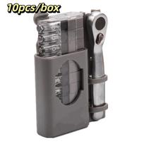 10pcs Phillips Bits 10 in 1 Ratchet Screwdriver Set Slotted Bits Durable Ratchet Mechanism Multi-Bit Driver Kit Hex Bits