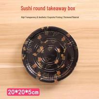 Saikeyou Disposable Sushi & Food Containers with Lids 100 count