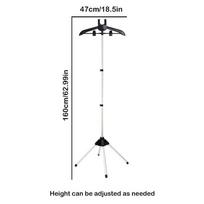 155 cm Adjustable Clothes Steamer Rack Telescopic Garment Steamer Racks Folding Clothes Stand For Home, Hotel juoda