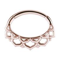 Rose Gold Clicker Earring - Mandala - K-027 1.2/6