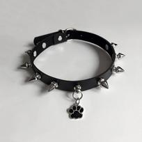 Gothic Aesthetic Rivet Earrings Punk Accessories Cat Paw Hoop Earrings for Women Grunge Jewelry Korean Fashion Cute Earrings