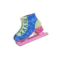 Simple Badminton Hair Claw PVC Sports Style Roller Skates Shark Clip Ponytail Holder Geometric Book Shape Hair Clip Wash Face