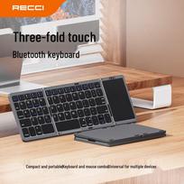 Recci RCS-K01 Foldable Bluetooth Keyboard with Touchpad juoda