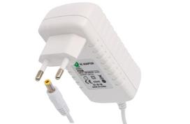 Zasilacz Wtyczkowy 12V 2.5A 30W Biały Wtyk 2.1/5.5Mm Adapter Sieciowy