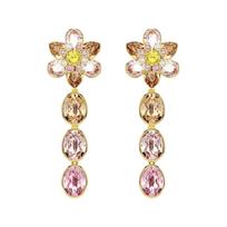 Swarovski Idyllia Water Drop Shape Lucky Crystal Earrings Unisex earrings Multicolor 5732381 Box (Random Color)