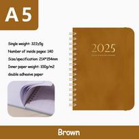 Hard Cover Journal Weekly Planner Calendar Daily Planner Notepad Schedules Notebooks  Activities style 2