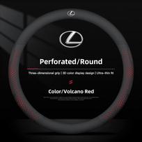 Car Styling Leather Steering Wheel Cover Accessorie For Lexus Fsport GS GX IS LS LX CT LC RC LBX NX RX 350h 450h UX 300e GX460