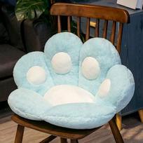 Cute cat paw cushion, creative teddy bear paw plush hip cushion, lazy one sofa cushion, bedroom floor cushion 70x60cm