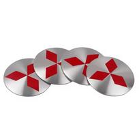 4 vnt. 56/60 MM Automobilio ratų centriniai dangteliai Emblema Padangų ratlankio dangtelis Mitsubishi ASX Lancer Pajero Outlander Colt Galant L200 Ralliart