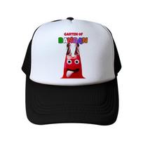 Cartoon Sponge Mesh Cap For Kids And Adults Summer Sun Protection And Breathability RedWhite,Kid