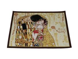 Podkładka Na Stół Kuchenna Gustav Klimt Pocałunek Kremowa Mata Carmani
