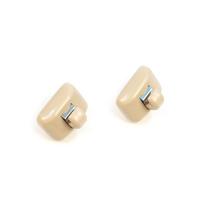 BDP1657-1 2 Pieces Sun Visor Shade Holder Hook Clips Beige Color for  A1 A3 A4 B7 B8 B9 A5 A6 C6 Q2 Q3 Q5 TT Seat Exeo